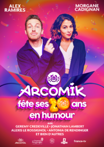 affiche humour arcomik fete ses 20 ans