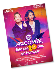 affiche humour arcomik fete ses 20 ans