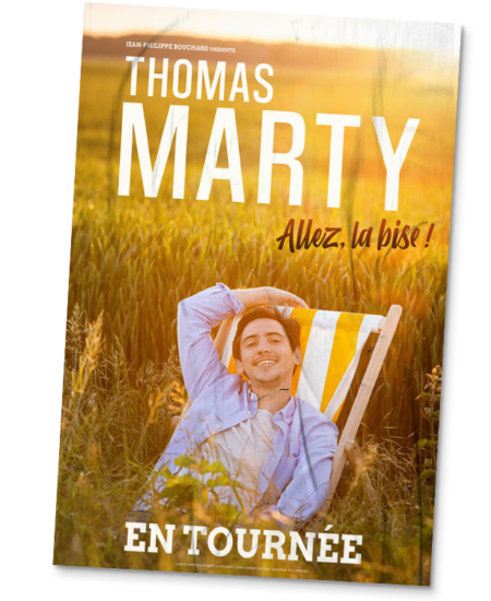 affiche Thomas marty spectacle Arcomik saint etienne allez la bise