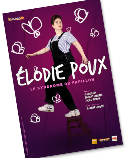 Elodie poux affiche spectacle arcomik