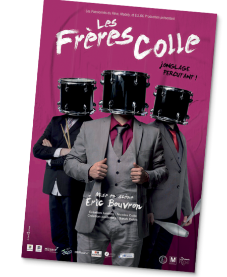 frères colle affichage spectacle arcomik