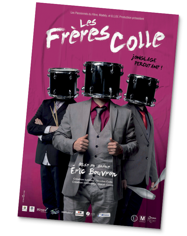 frères colle affichage spectacle arcomik