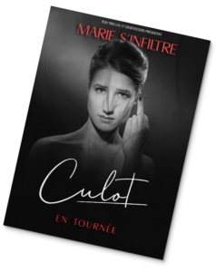 affiche spectacle marie s'infiltre arcomik
