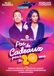 affiche Pas-de-cadeau-pour-les-20-ans-arcomik-2023