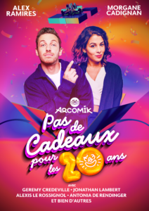 affiche Pas-de-cadeau-pour-les-20-ans-arcomik-2023